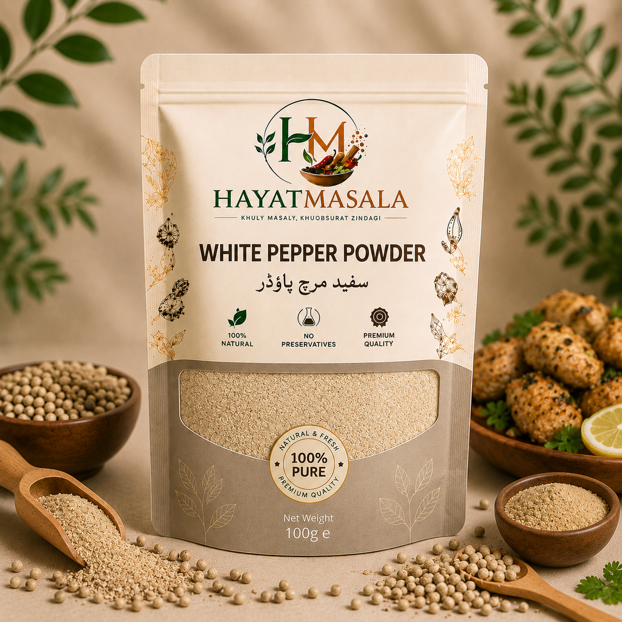 White Pepper Powder