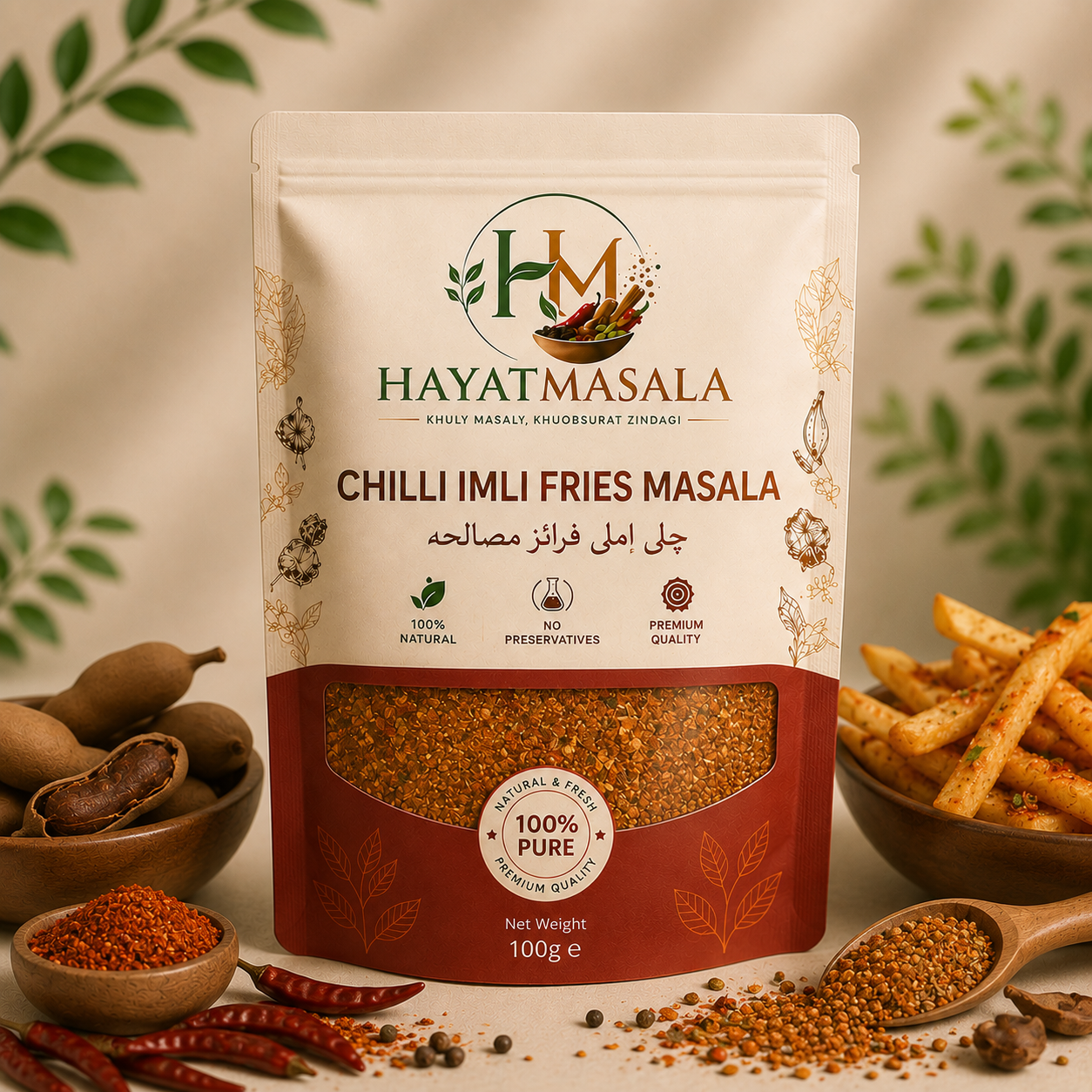 Chilli Imli Fries Masala